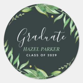 Adesivo Redondo Boho deixa graduação personalizada