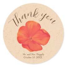 Boho Floral Casamento Obrigado