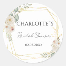 Boho Flower Chá de Noiva   