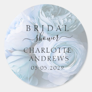 Adesivo Redondo Boho Flower Chá de Noiva  