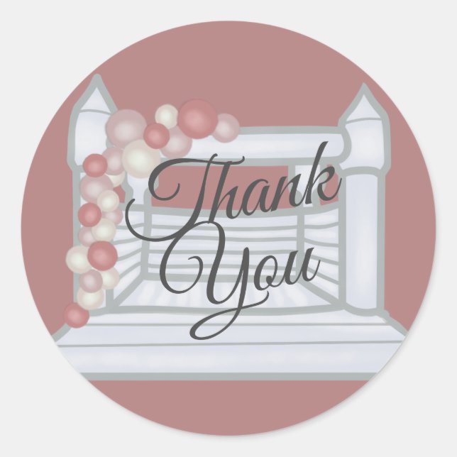 Adesivo Redondo Boho Jump Trampoline (Frente)