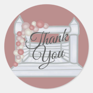 Adesivo Redondo Boho Jump Trampoline