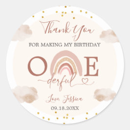 Adesivo Redondo Boho Rainbow não é maravilhosa.