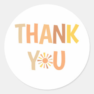 Adesivo Redondo Boho Sunshine Chá de fraldas