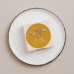 Adesivo Redondo Boho Vintage Flores Amarelo Chá de panela Personal<br><div class="desc">Boho Vintage Flowers Yellow Custom Chá de panela Classker Round Sticker</div>