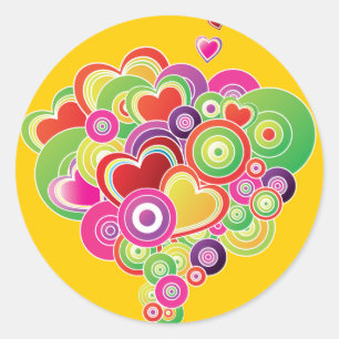 Adesivo Redondo Boias Felizes