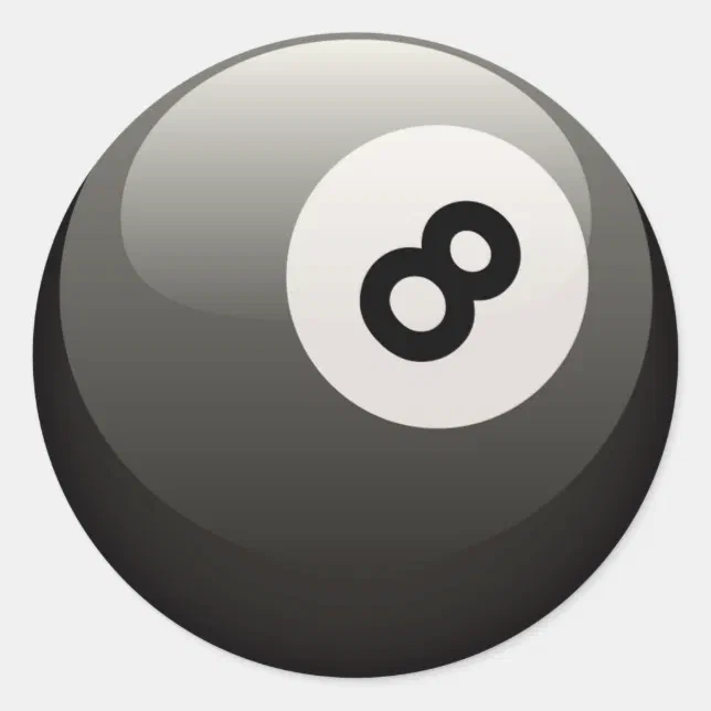 🎱 Emoji de bola 8 de bilhar / sinuca