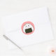 Adesivo Redondo Bola de arroz de Kawaii "Onigiri" com coberturas (Envelope)