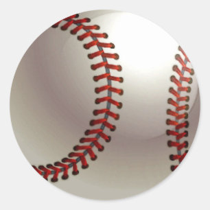 Adesivo Redondo Bola de Baseball