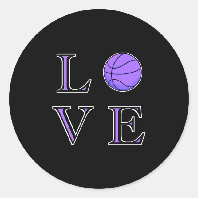 Adesivo Redondo Bola de Basquete (Frente)