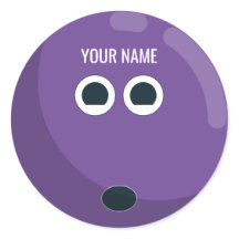 Bola de boliche personalizada | Roxo