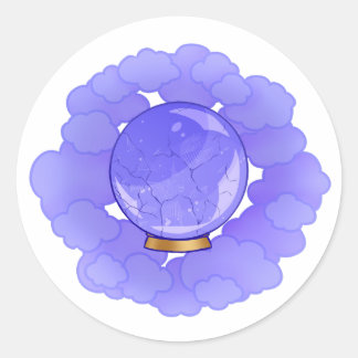 Adesivo Redondo Bola de Cristal bonito Rupida
