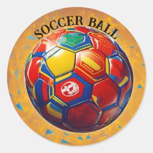 Adesivo Redondo bola de futebol