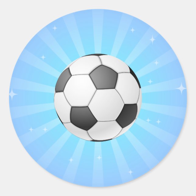 ADESIVO REDONDO BOLA DE FUTEBOL (Frente)