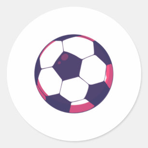 Adesivo Redondo Bola de Futebol Caixa
