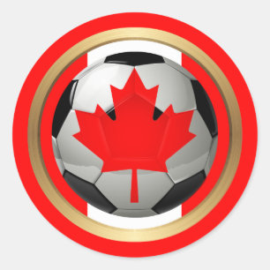 Adesivo Redondo Bola de Futebol Canadense