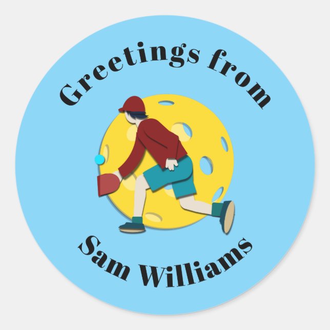 Adesivo Redondo Bola de seleção (Frente)