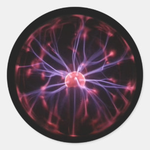 Adesivo Redondo Bola do plasma
