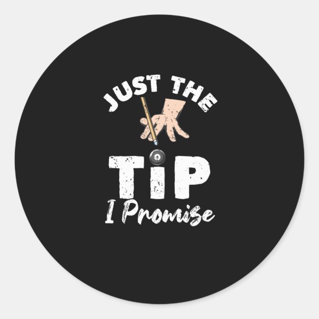 Adesivo Redondo Bolas engraçadas, snooker 8 bola 9 (Frente)