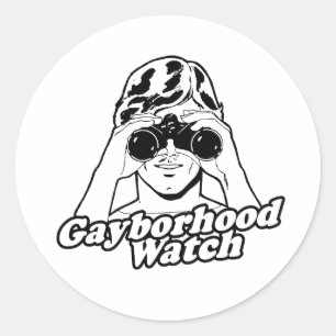 ADESIVO REDONDO BOLETIM DO BAIRRO GAY