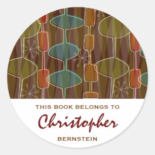 Adesivo Redondo Boletins de Pod Retro