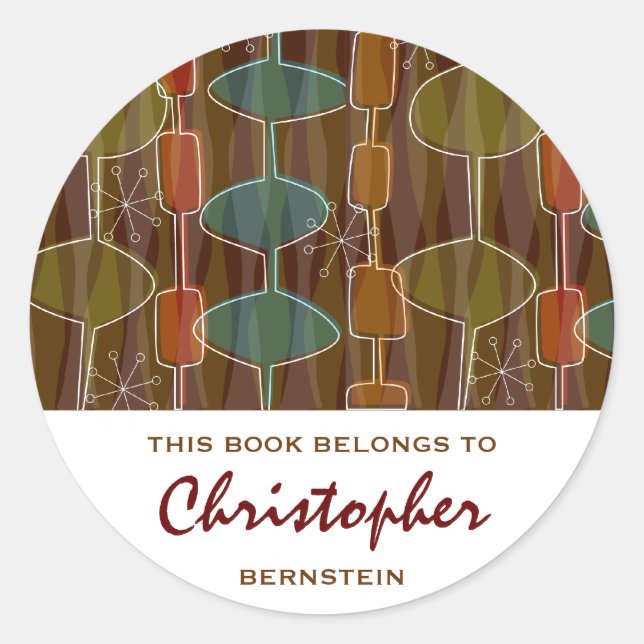 Adesivo Redondo Boletins de Pod Retro (Frente)