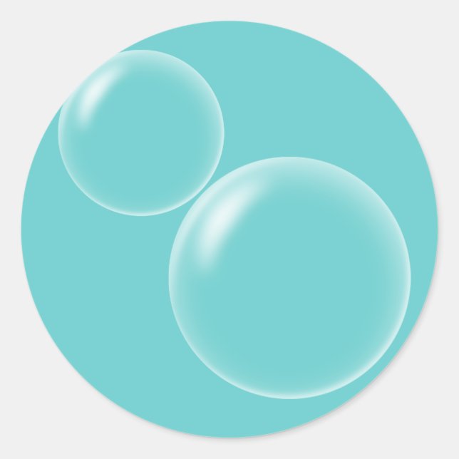 Adesivo Redondo Bolhas (Frente)