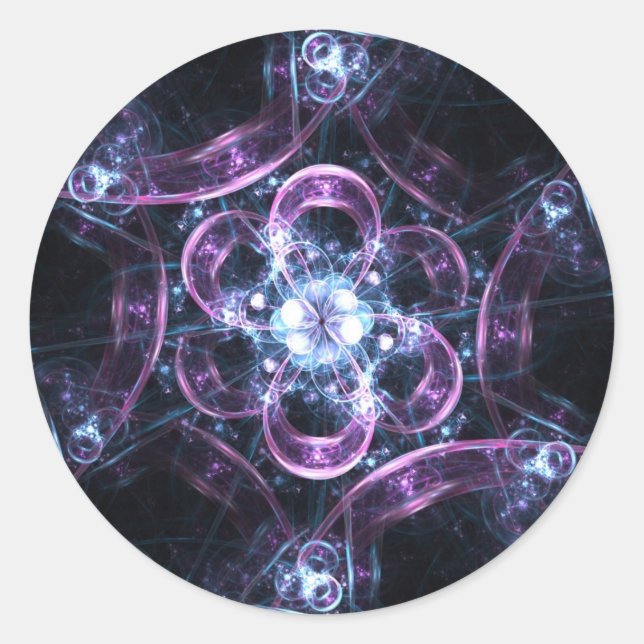Adesivo Redondo Bolhas de Energia Sagradas-G (Frente)