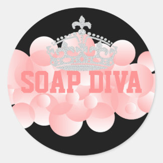 Adesivo Redondo Bolhas de Soap Diva