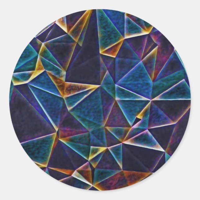 Adesivo Redondo Bolhas quebradas (Frente)