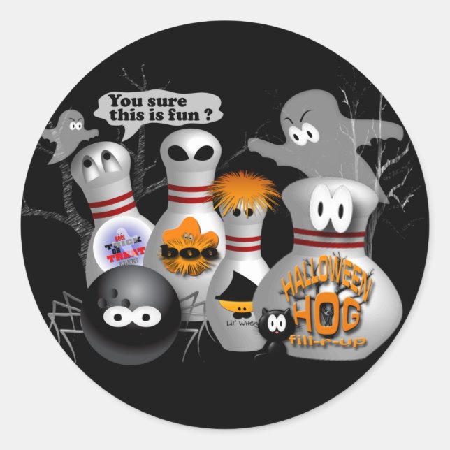 Adesivo Redondo Boliche (Frente)