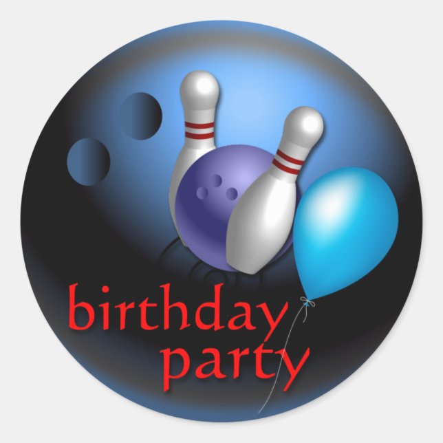 Adesivo Redondo Boliche (Frente)