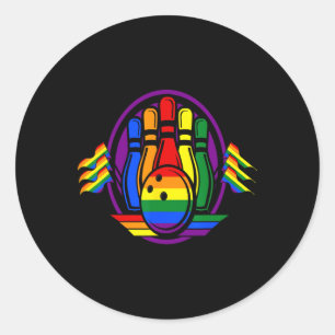 Adesivo Redondo Boliche Arco-Íris Lgbt-q Legal Ally Eq