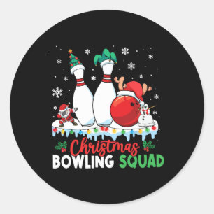 Adesivo Redondo Boliche de Natal Papais noeis Dabbing Engraçado C