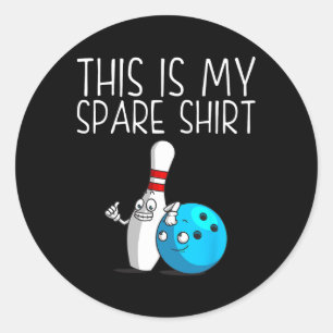 Adesivo Redondo Boliche Engraçado Presente Para Homens Mulheres Le