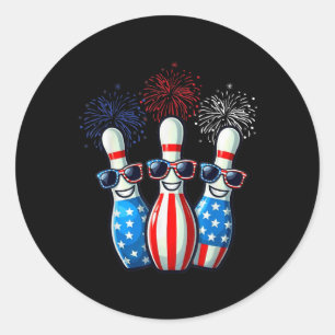 Adesivo Redondo Boliche Fireworks American Usa Flag Sungs 4th Of
