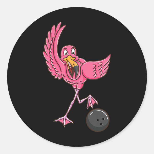 Adesivo Redondo Boliche Flamingo 1 (Frente)