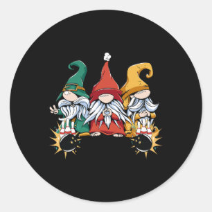 Adesivo Redondo Boliche Gnomos Boliche Pins Boliche