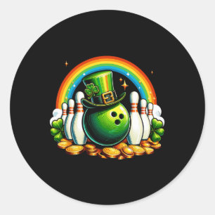 Adesivo Redondo Boliche Irlandesa Cylls Shamrock Leprechaun Rua Pa