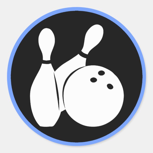 Adesivo Redondo boliche legal (Frente)