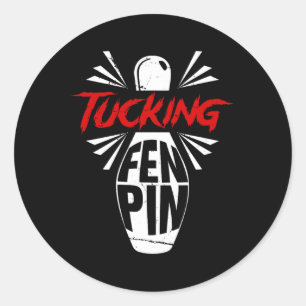 Adesivo Redondo Boliche Tucando Fen Pin Team Bowler Humor Sport Pl