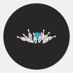 Adesivo Redondo Boliches De Cartografia Boliches Assustadas Pins E