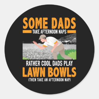 Adesivo Redondo Boliches Para Pai S Lawn Green Bowl