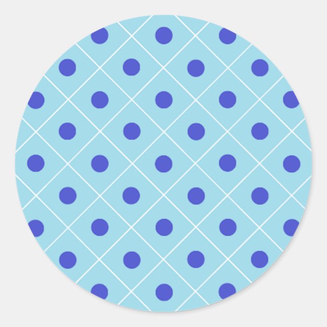 Adesivo Redondo Bolinhas (Frente)