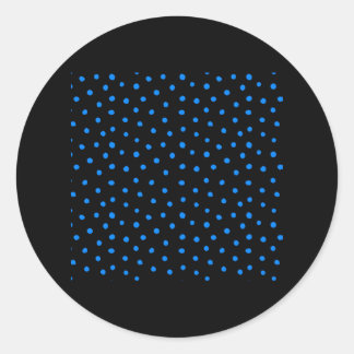 Adesivo Redondo Bolinhas azuis
