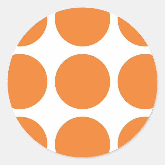 Adesivo Redondo Bolinhas grandes (Frente)