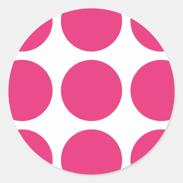 Adesivo Redondo Bolinhas grandes (Frente)