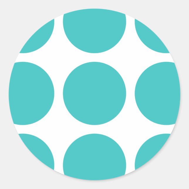 Adesivo Redondo Bolinhas grandes (Frente)