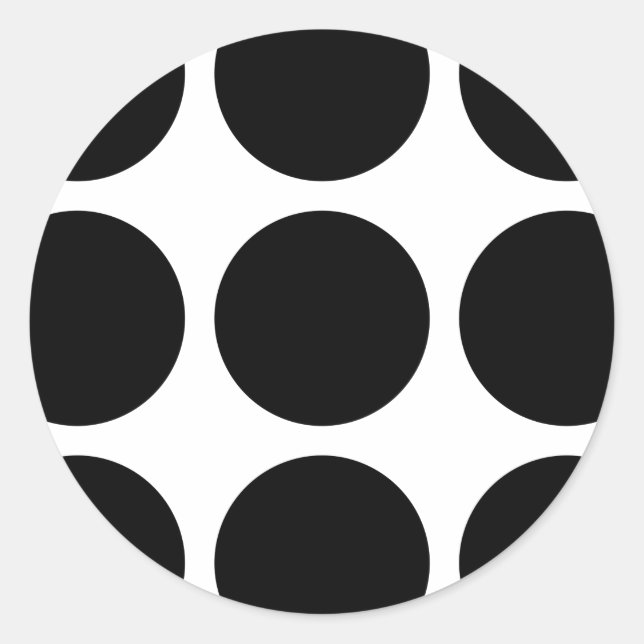 Adesivo Redondo Bolinhas grandes (Frente)