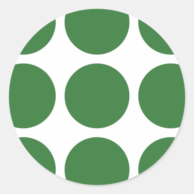 Adesivo Redondo Bolinhas grandes (Frente)